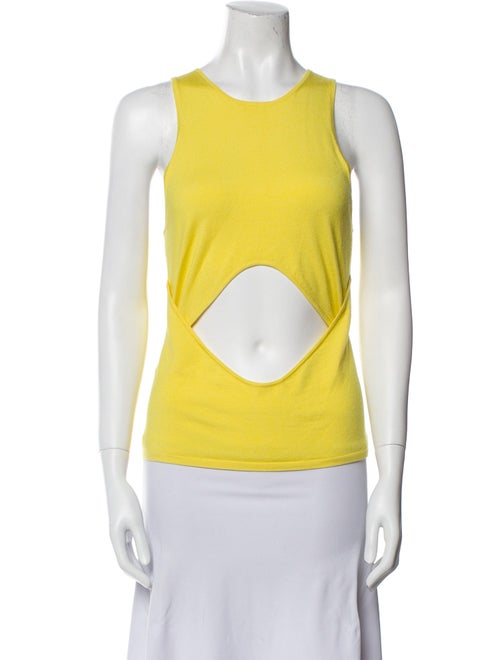 LAPOINTE Wool Scoop Neck Top