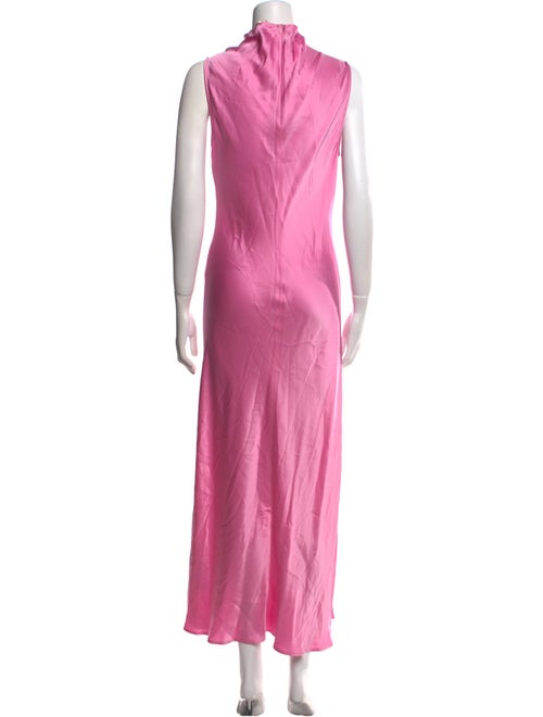 LAPOINTE Mock Neck Long Dress