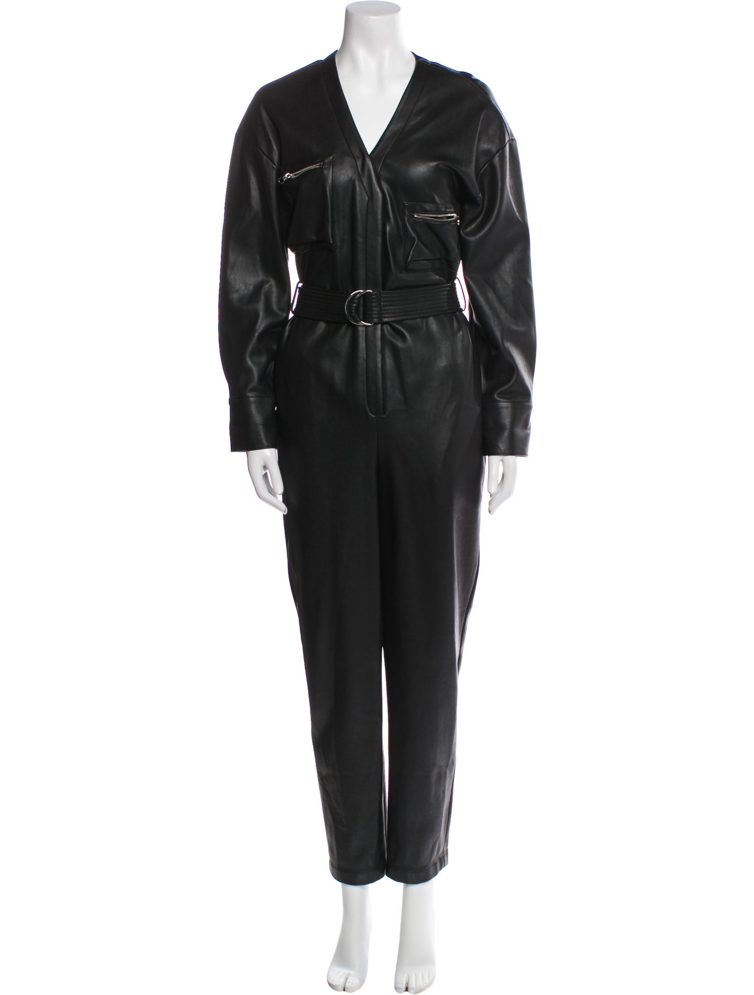 LAPOINTE Faux Leather Coat