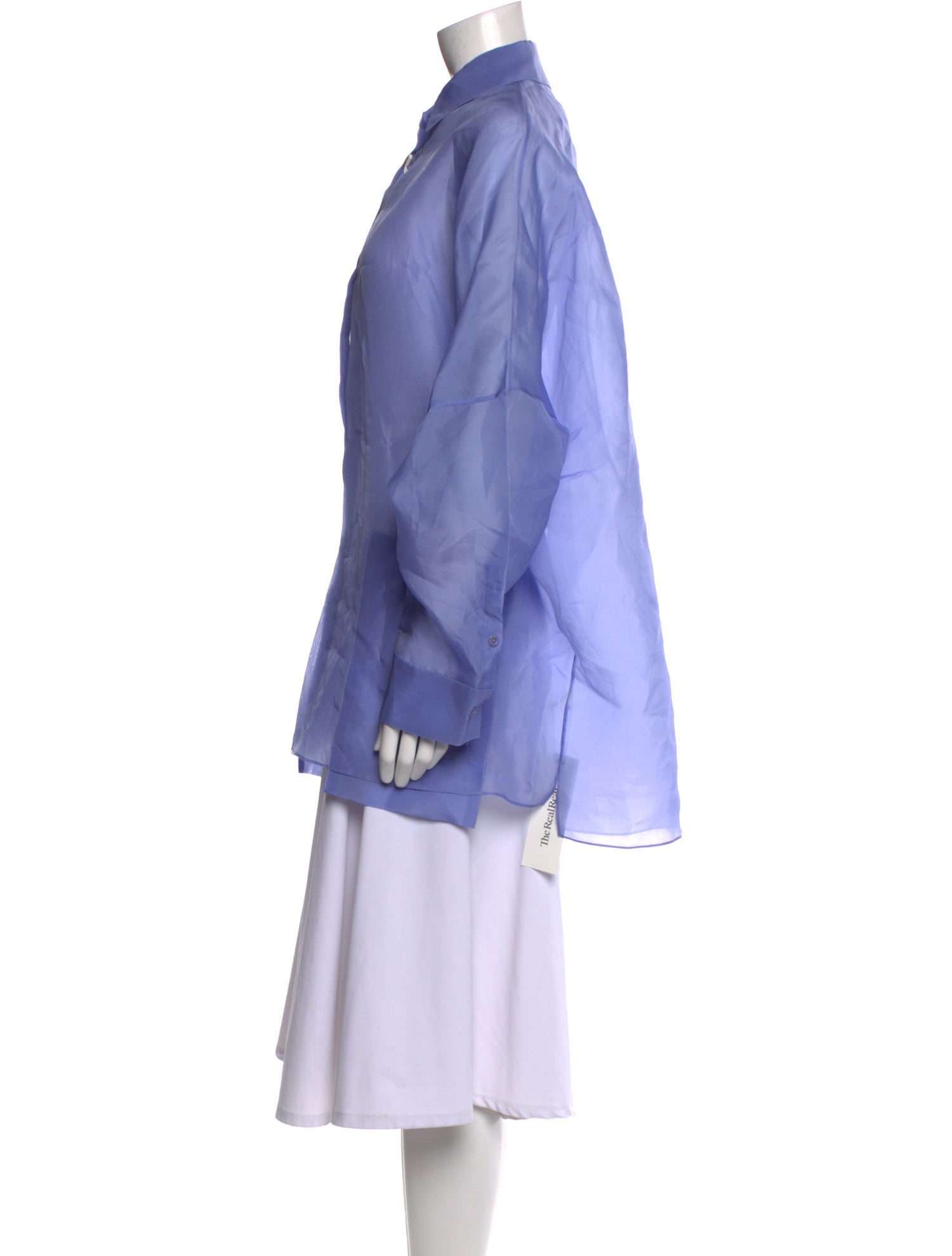 LAPOINTE Silk Long Sleeve Tunic