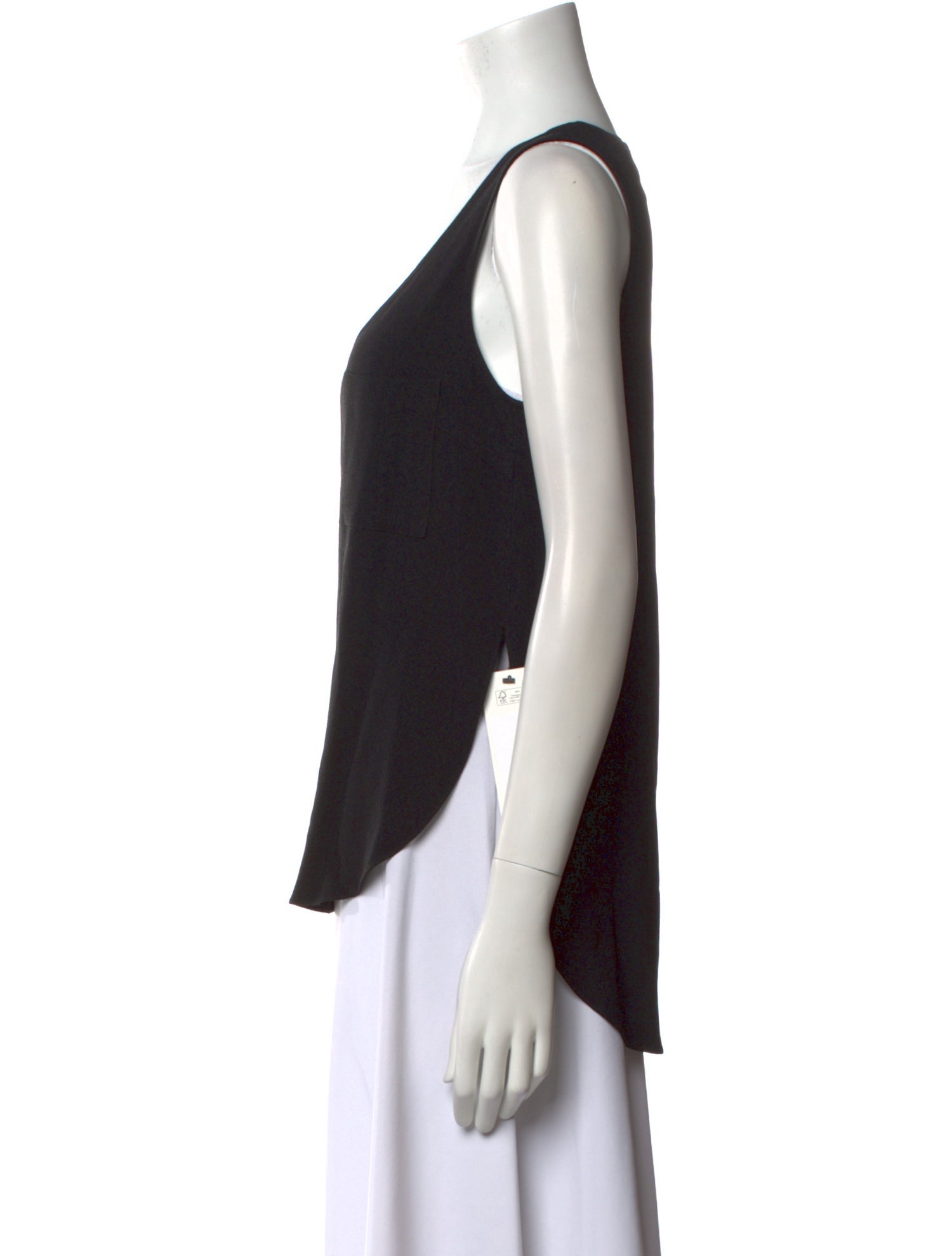LAPOINTE Scoop Neck Sleeveless Top