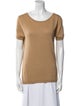 LAPOINTE Merino Wool Scoop Neck T-Shirt