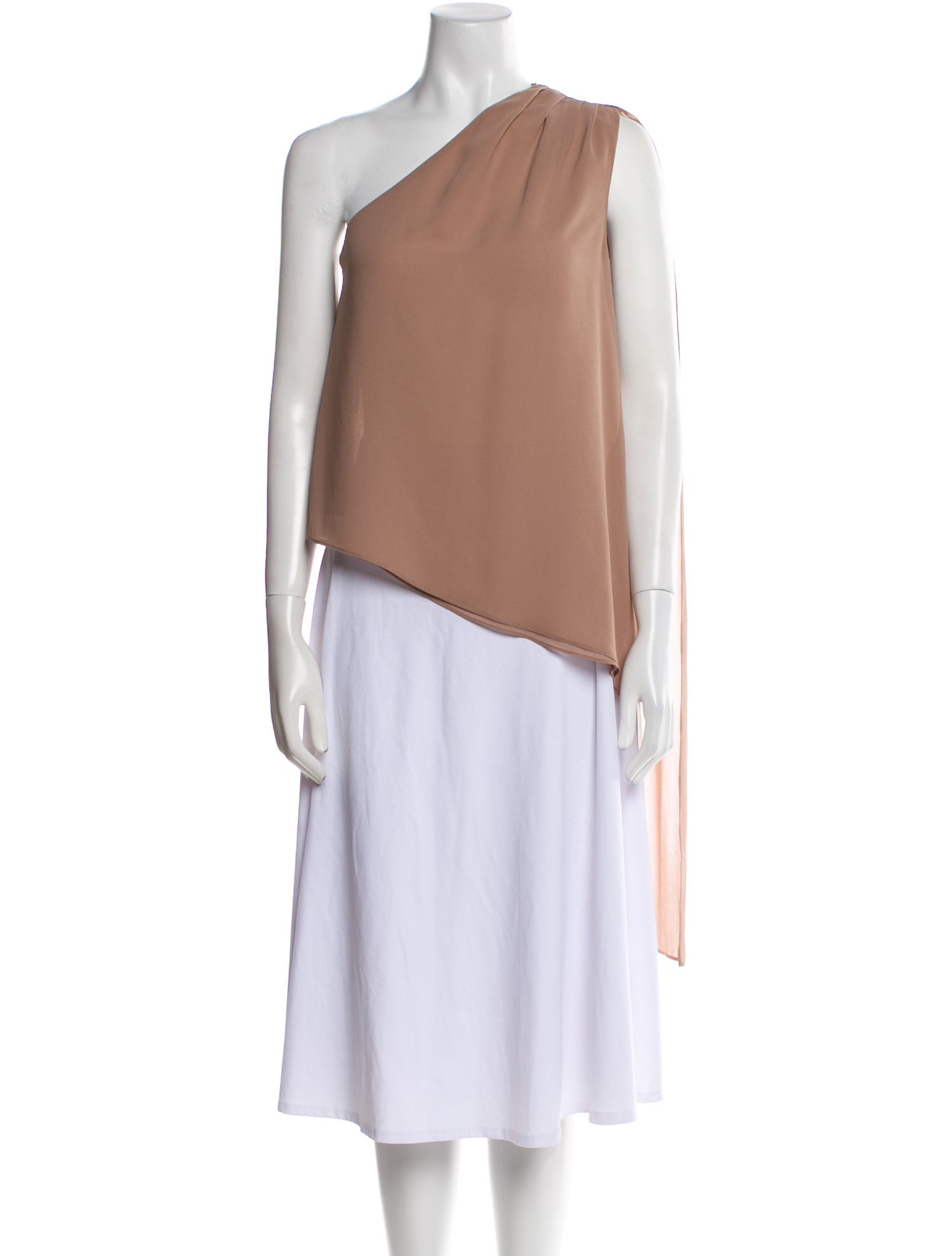 LAPOINTE One-Shoulder Sleeveless Top