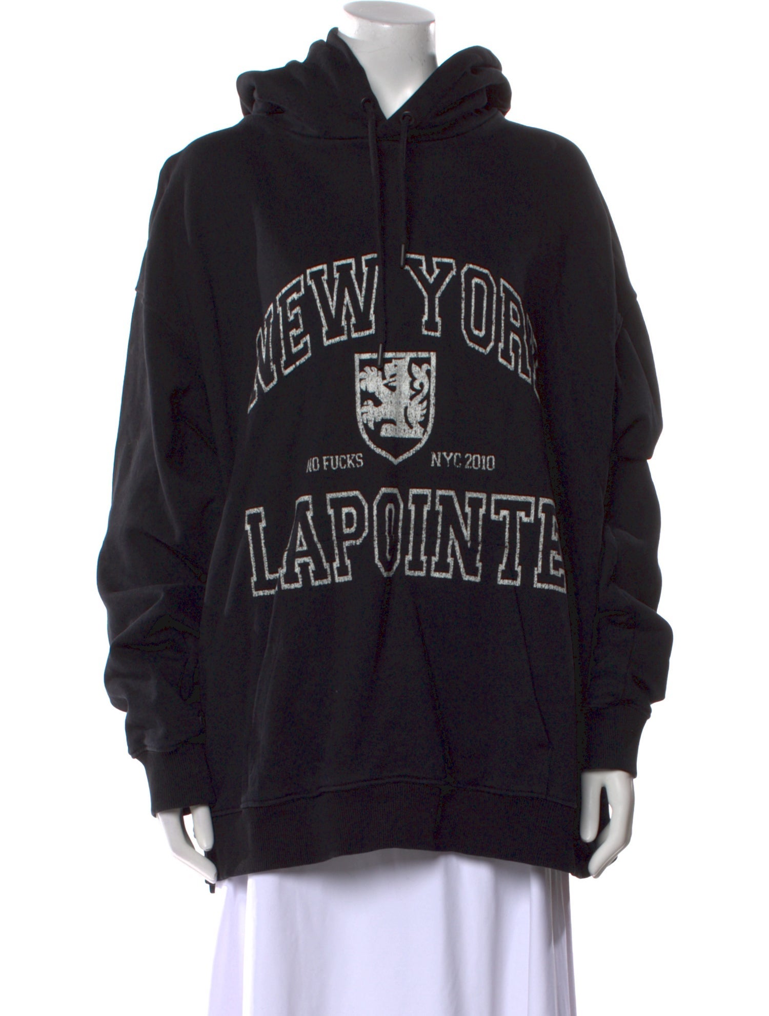 LAPOINTE Graphic Print Crew Neck Sweatshirt