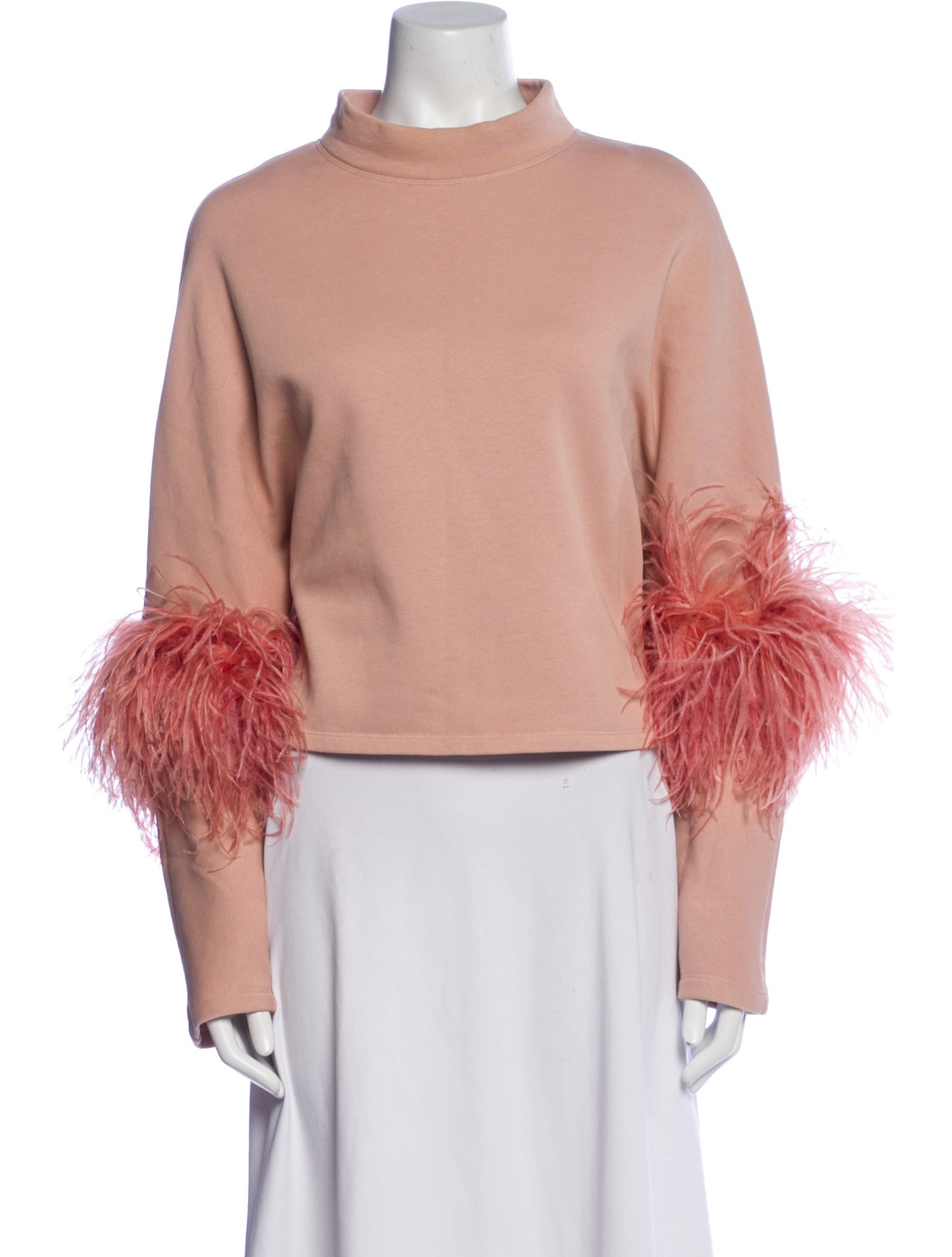 LAPOINTE Mock Neck Long Sleeve Sweatshirt