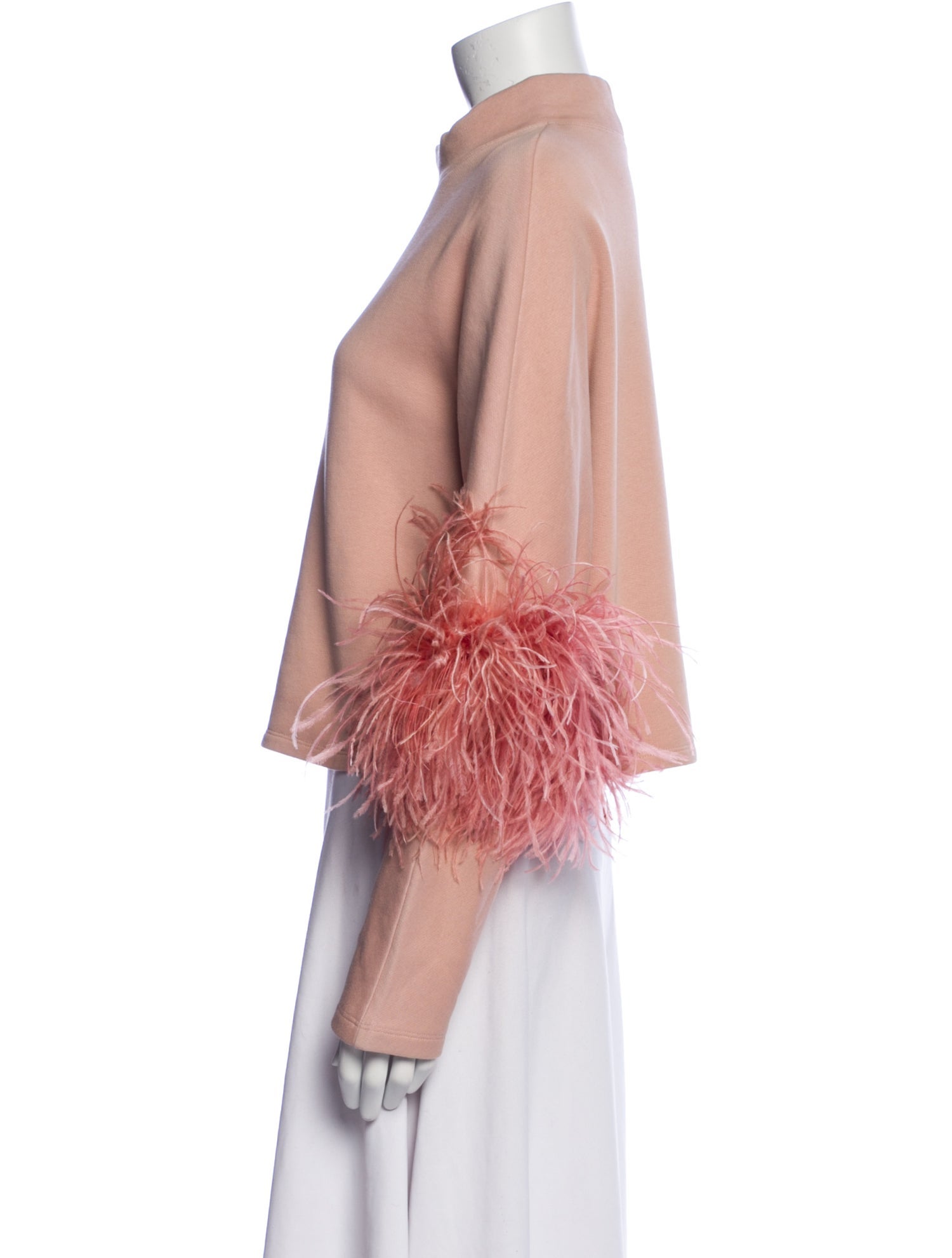 LAPOINTE Mock Neck Long Sleeve Sweatshirt