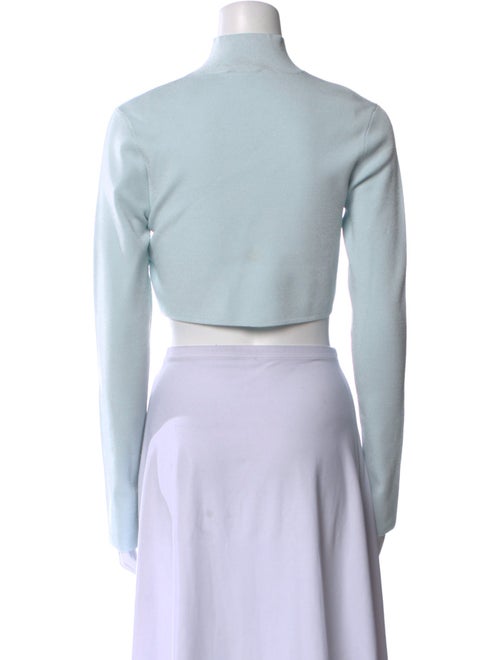 LAPOINTE Mock Neck Long Sleeve Crop Top