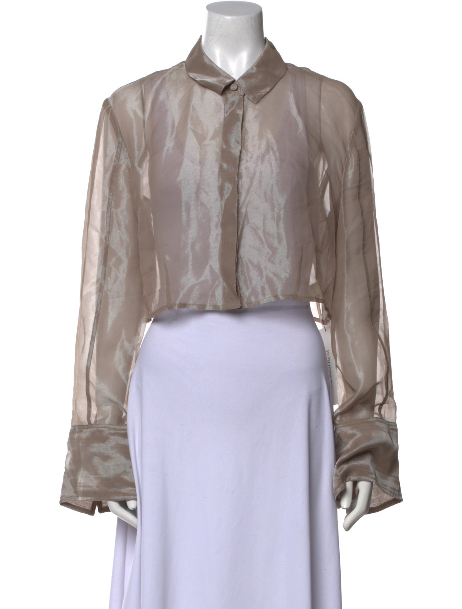 LAPOINTE Long Sleeve Crop Top