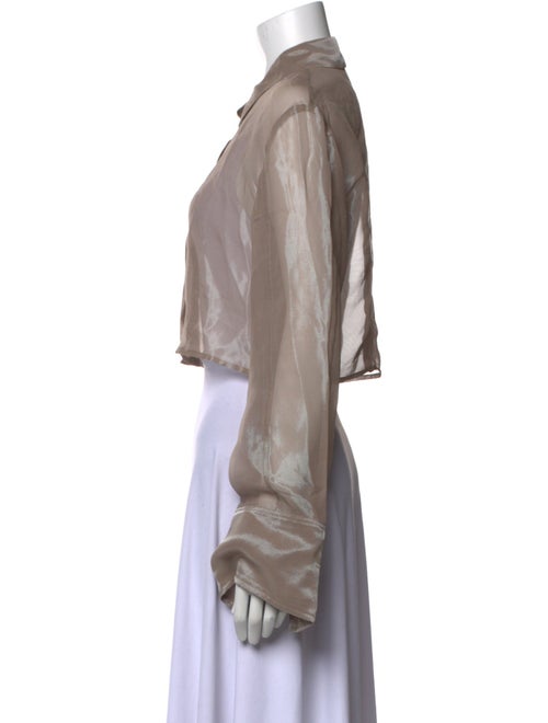 LAPOINTE Long Sleeve Crop Top