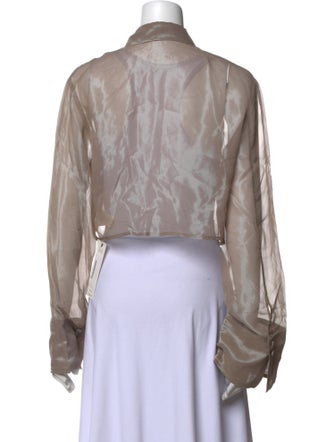 LAPOINTE Long Sleeve Crop Top