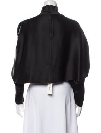 LAPOINTE Turtleneck Long Sleeve Crop Top