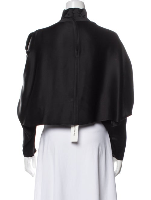 LAPOINTE Turtleneck Long Sleeve Crop Top