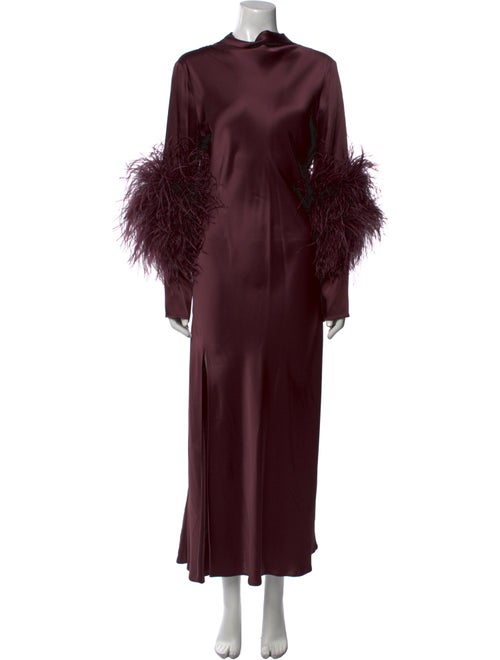 LAPOINTE Mock Neck Long Dress