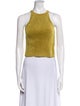 LAPOINTE Halterneck Sleeveless Crop Top