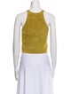 LAPOINTE Halterneck Sleeveless Crop Top