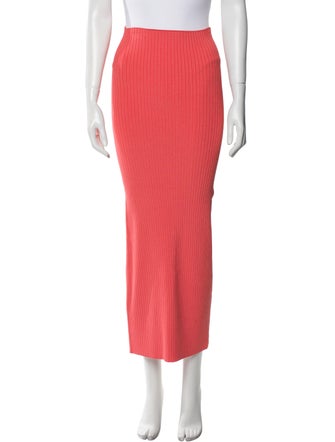 LAPOINTE Pleated Accents Midi Length Skirt