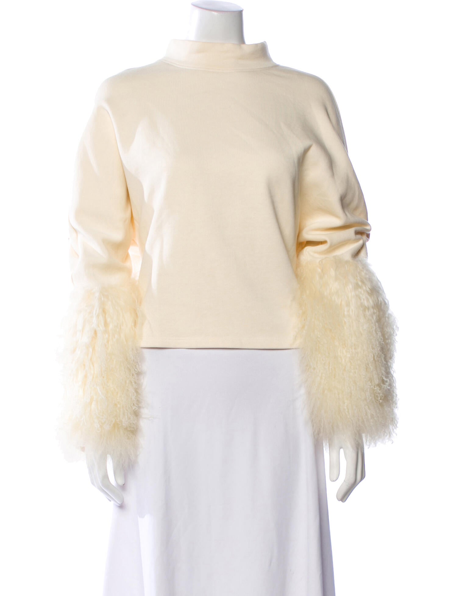 LAPOINTE Mock Neck Long Sleeve Top