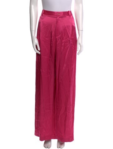 Pre-owned Lapointe Wide Leg Pants In Pink