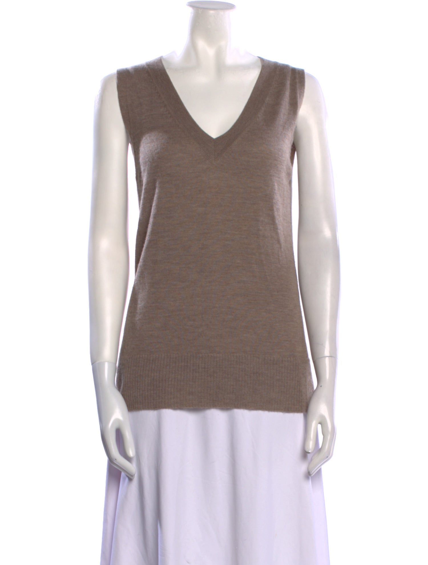LAPOINTE V-Neck Sleeveless Top