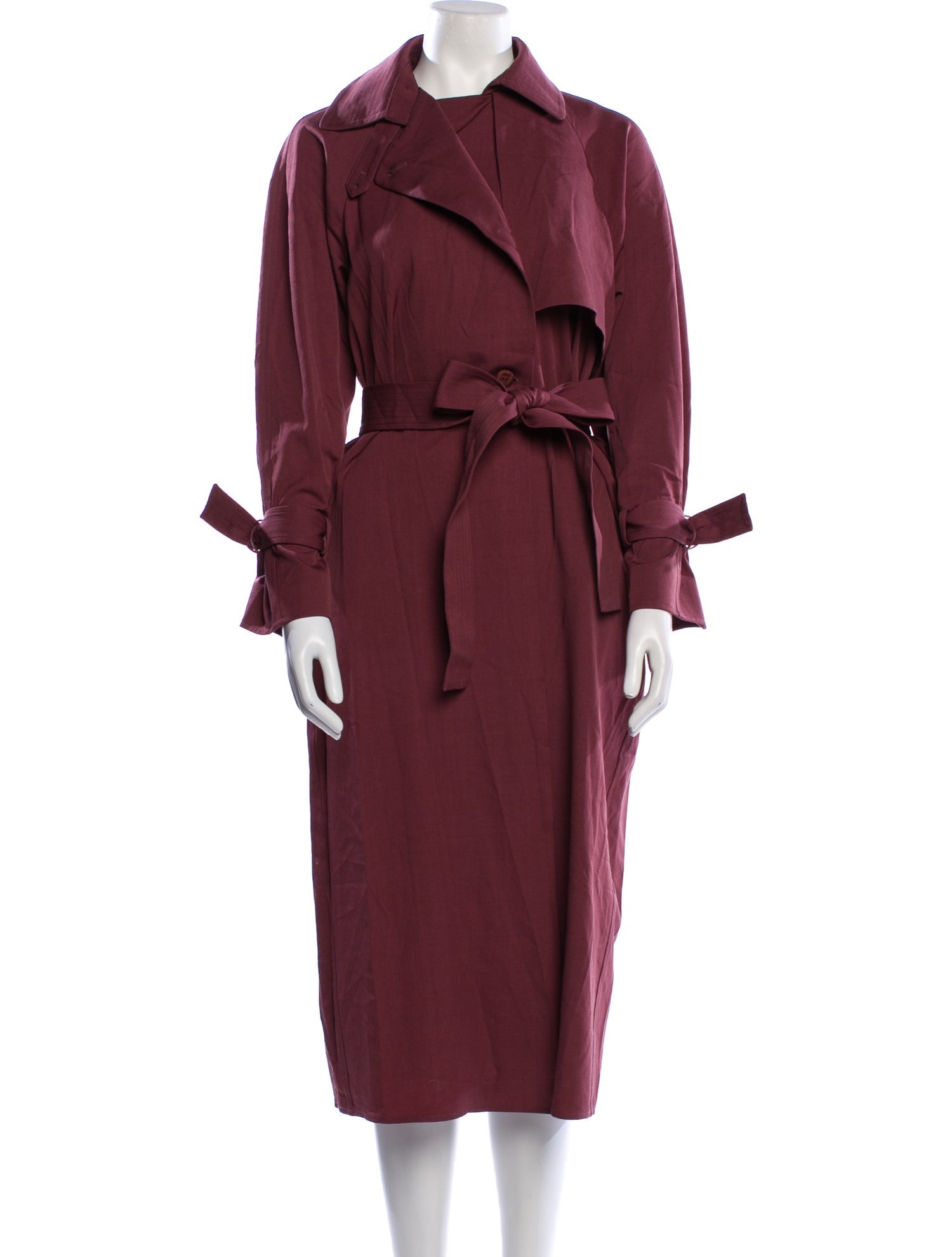 LAPOINTE Wool Trench Coat