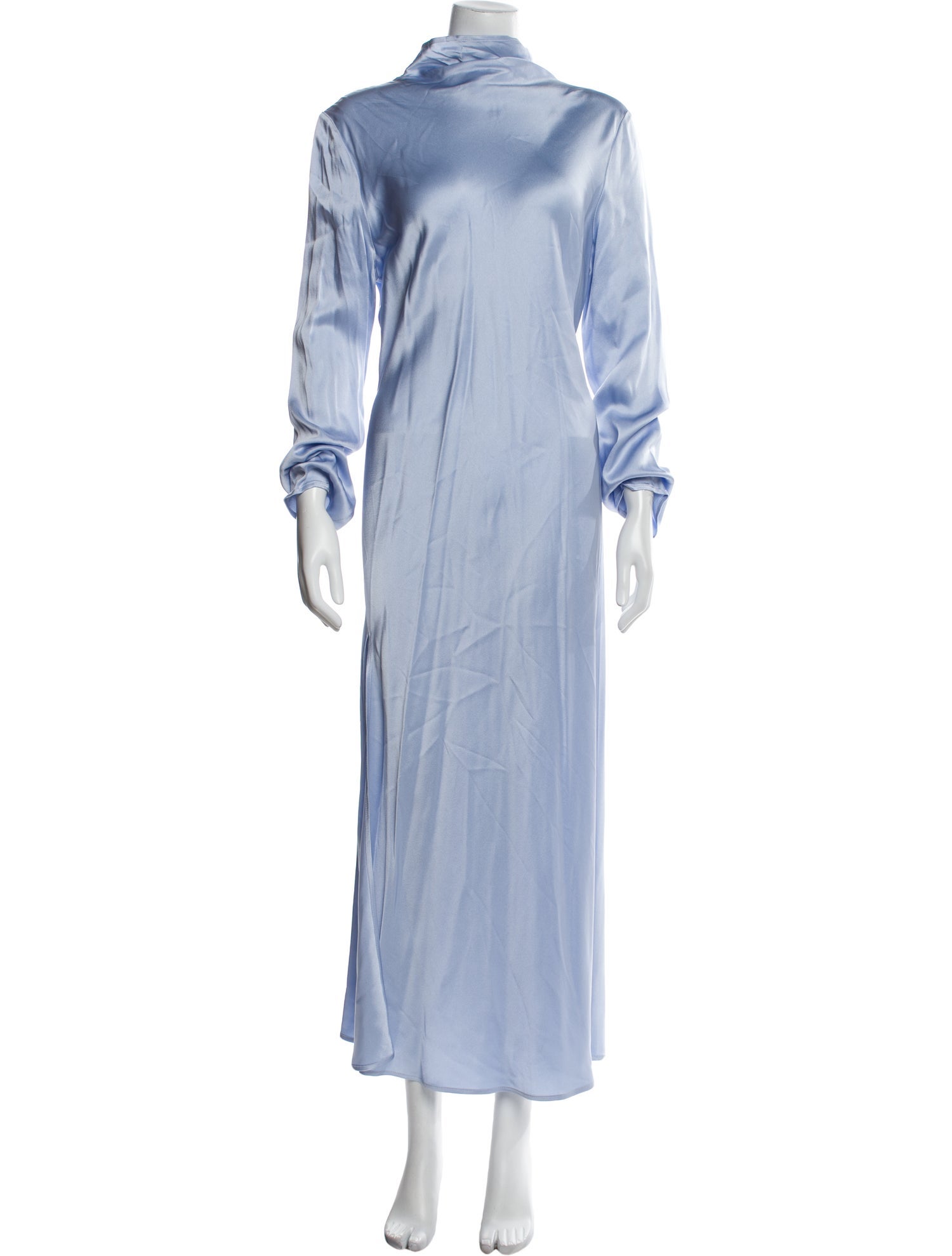 LAPOINTE Mock Neck Long Dress