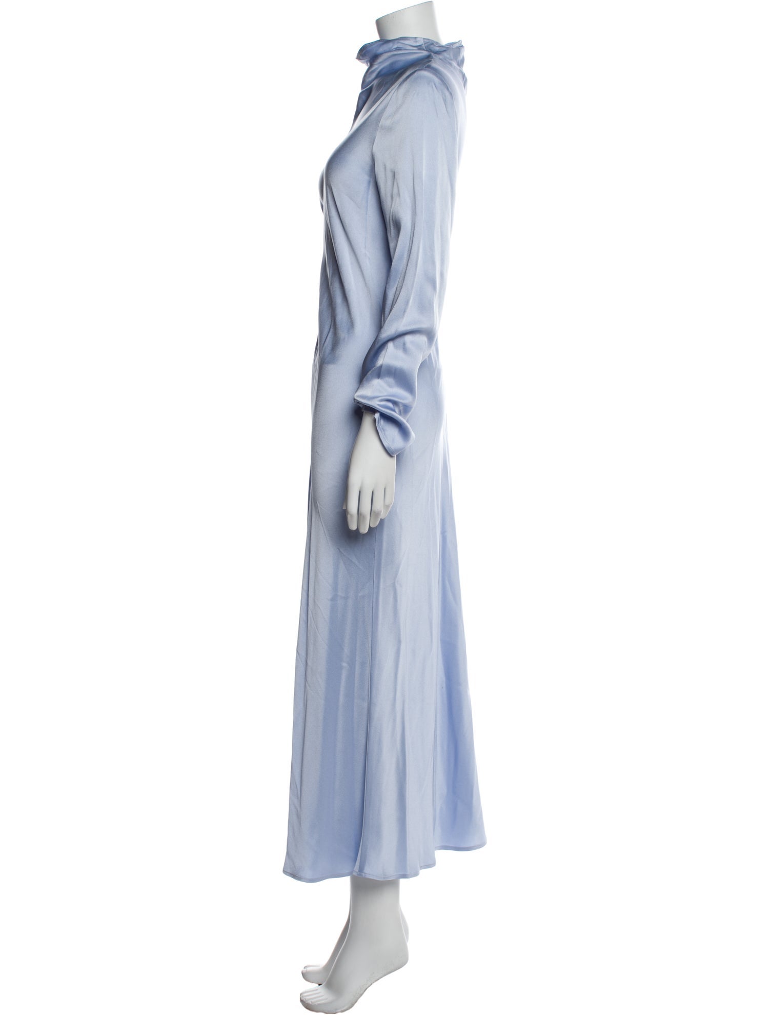 LAPOINTE Mock Neck Long Dress