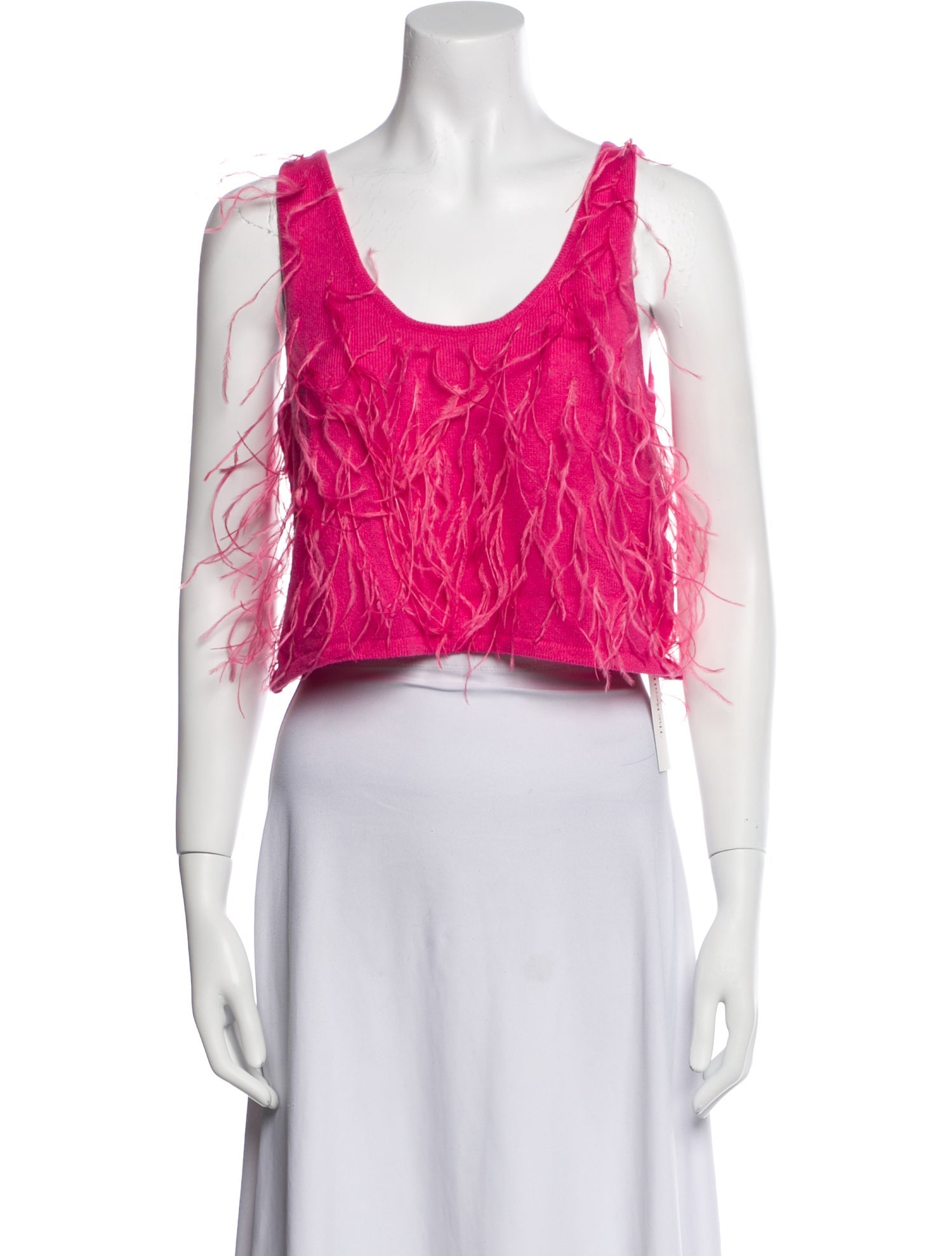 LAPOINTE Cashmere Scoop Neck Crop Top w/ Tags