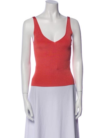 LAPOINTE Square Neckline Sleeveless Top
