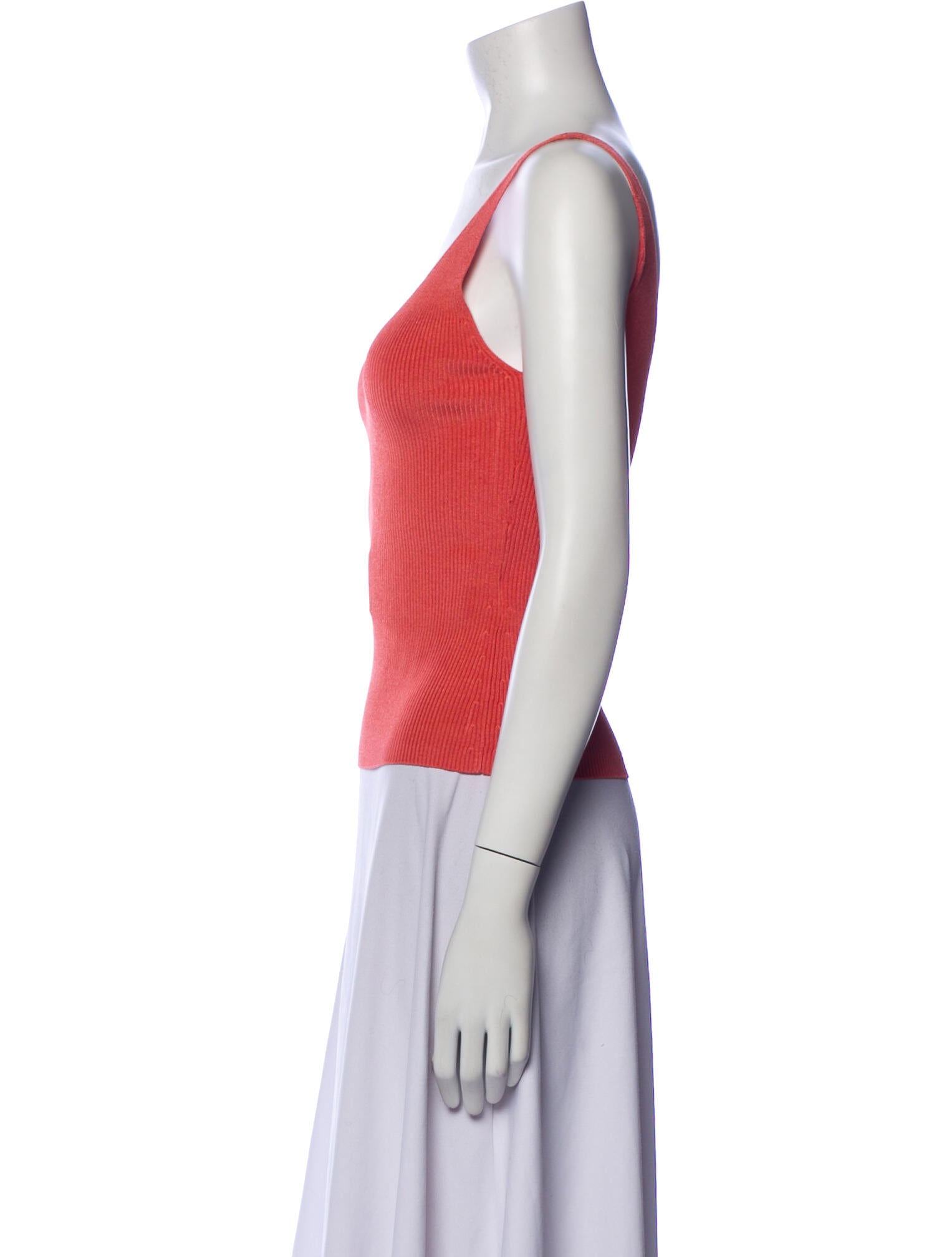 LAPOINTE Square Neckline Sleeveless Top