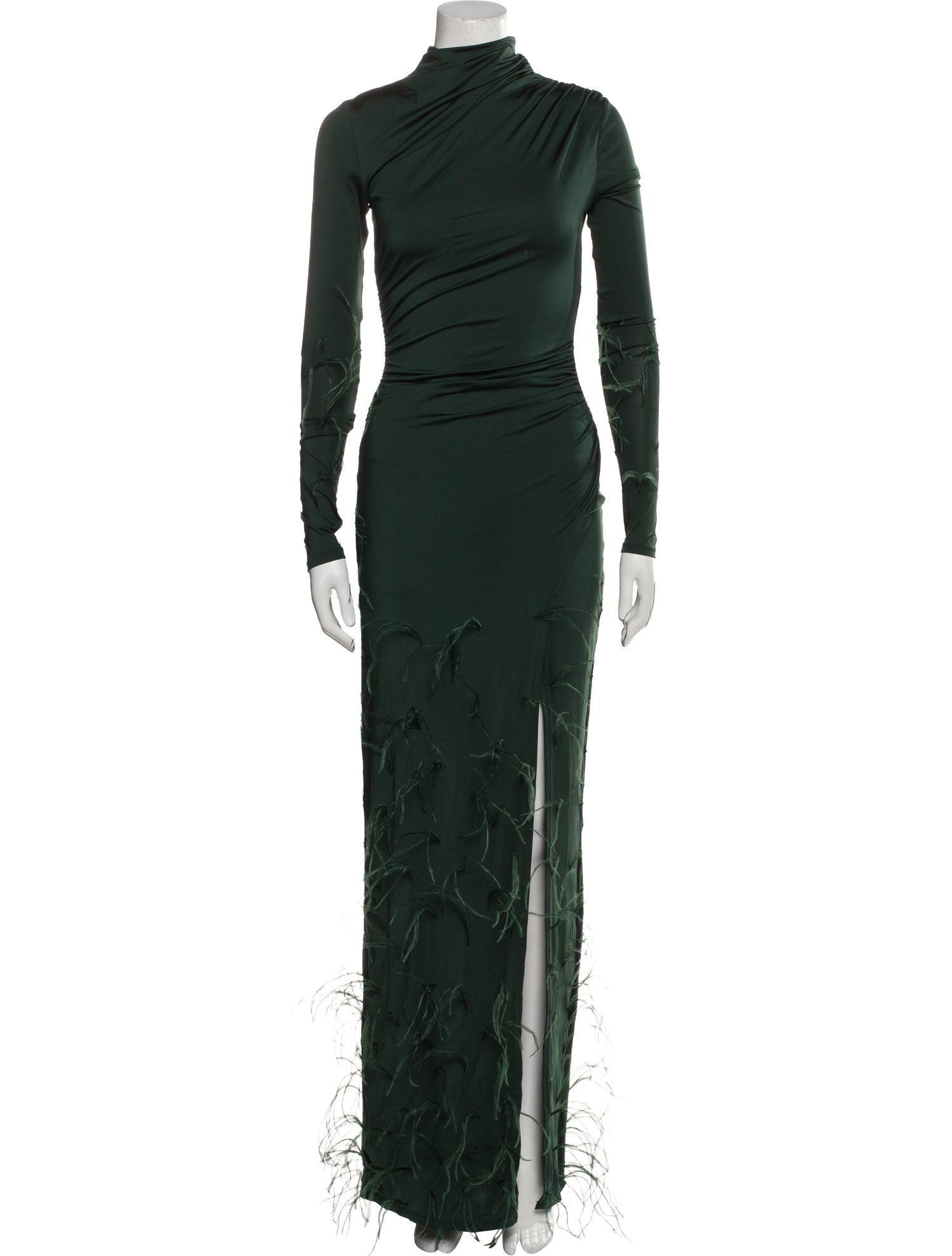 LAPOINTE Lambskin Long Dress