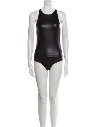 LAPOINTE Crew Neck Sleeveless Bodysuit