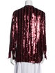LAPOINTE Sequin Striped Evening Jacket