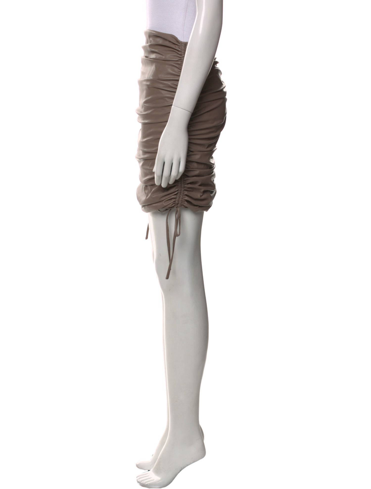 LAPOINTE Bow Accents Mini Skirt