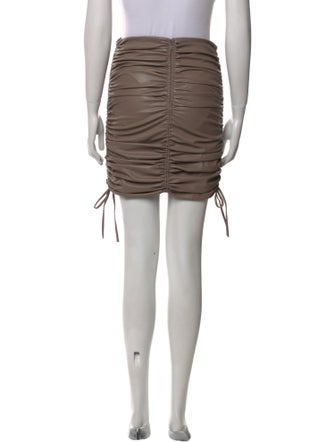 LAPOINTE Bow Accents Mini Skirt