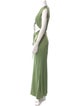 LAPOINTE V-Neck Long Dress