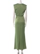 LAPOINTE V-Neck Long Dress