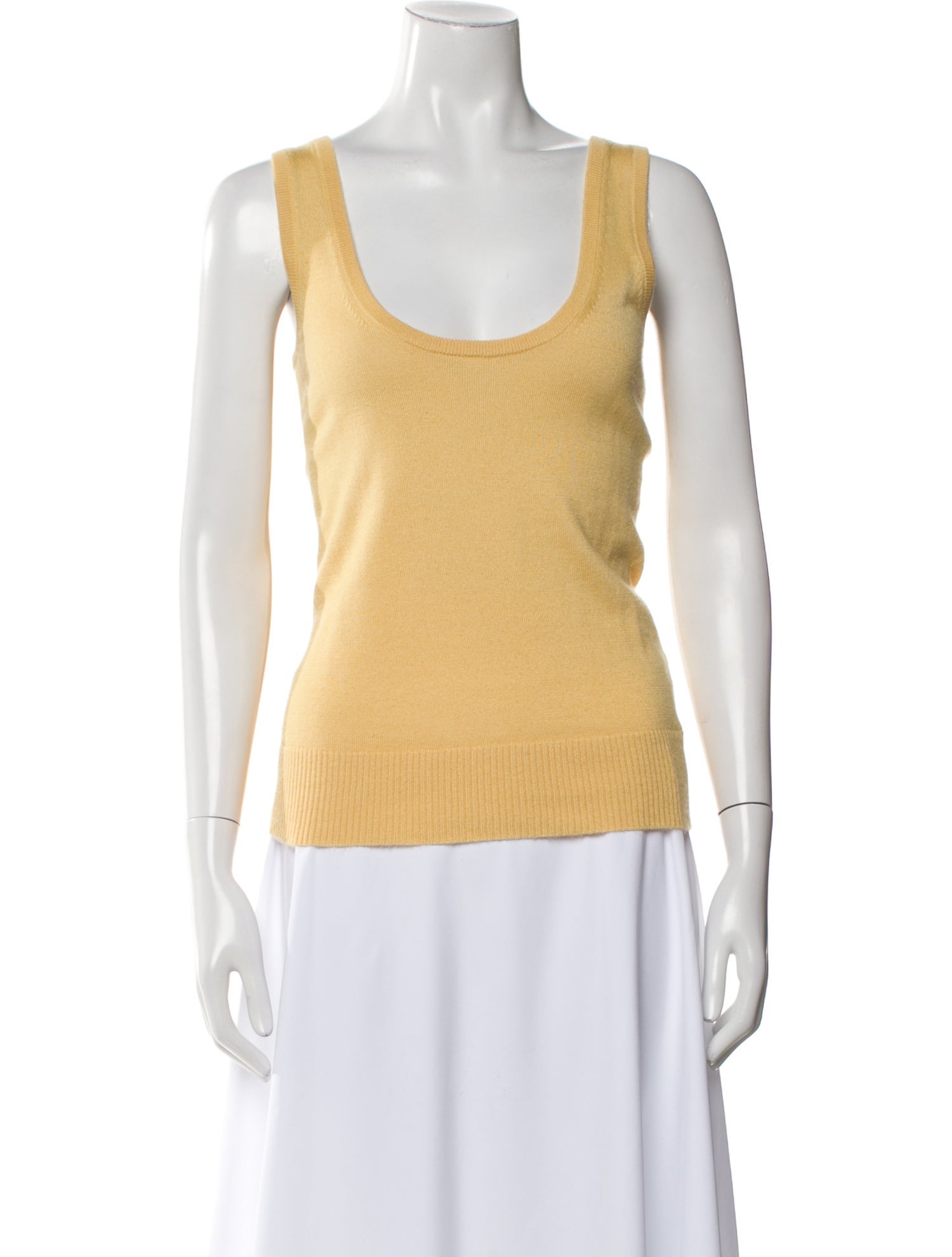 LAPOINTE Cashmere Scoop Neck Top