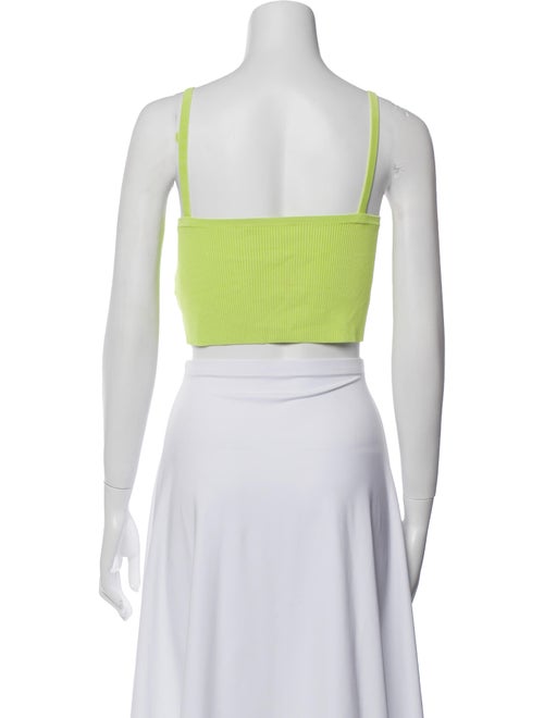 LAPOINTE Square Neckline Sleeveless Crop Top