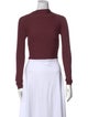 LAPOINTE Bateau Neckline Long Sleeve Crop Top