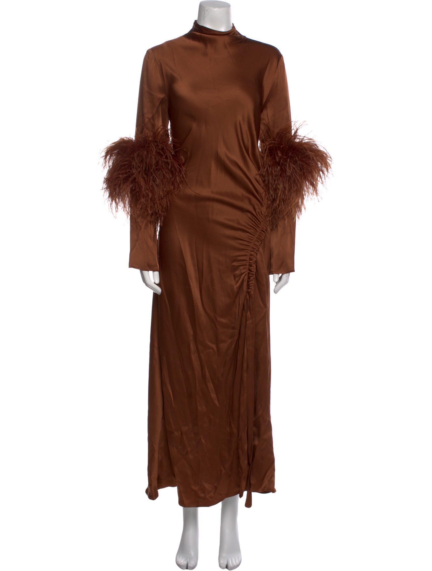 LAPOINTE Turtleneck Long Dress