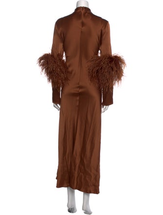 LAPOINTE Turtleneck Long Dress