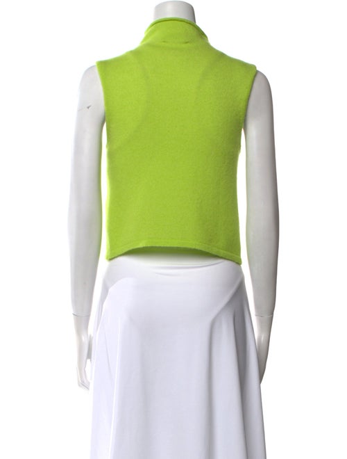 LAPOINTE Cashmere Turtleneck Crop Top