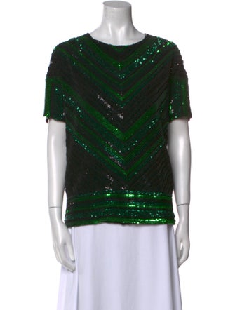 LAPOINTE Silk Striped T-Shirt