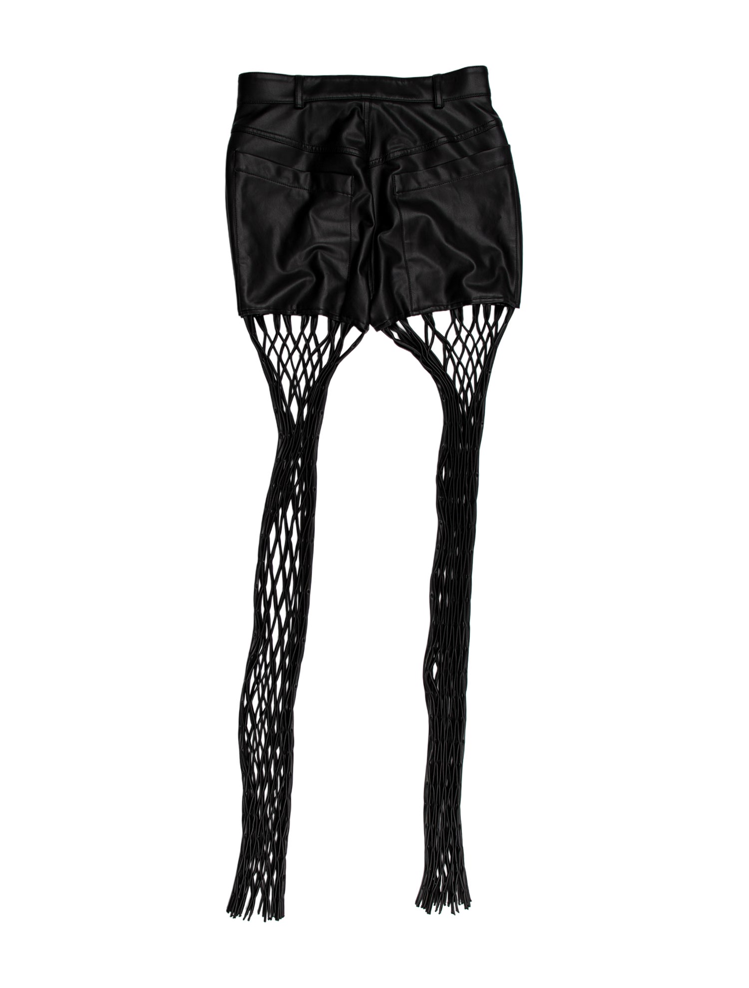 LAPOINTE Faux Fur Skinny Leg Pants