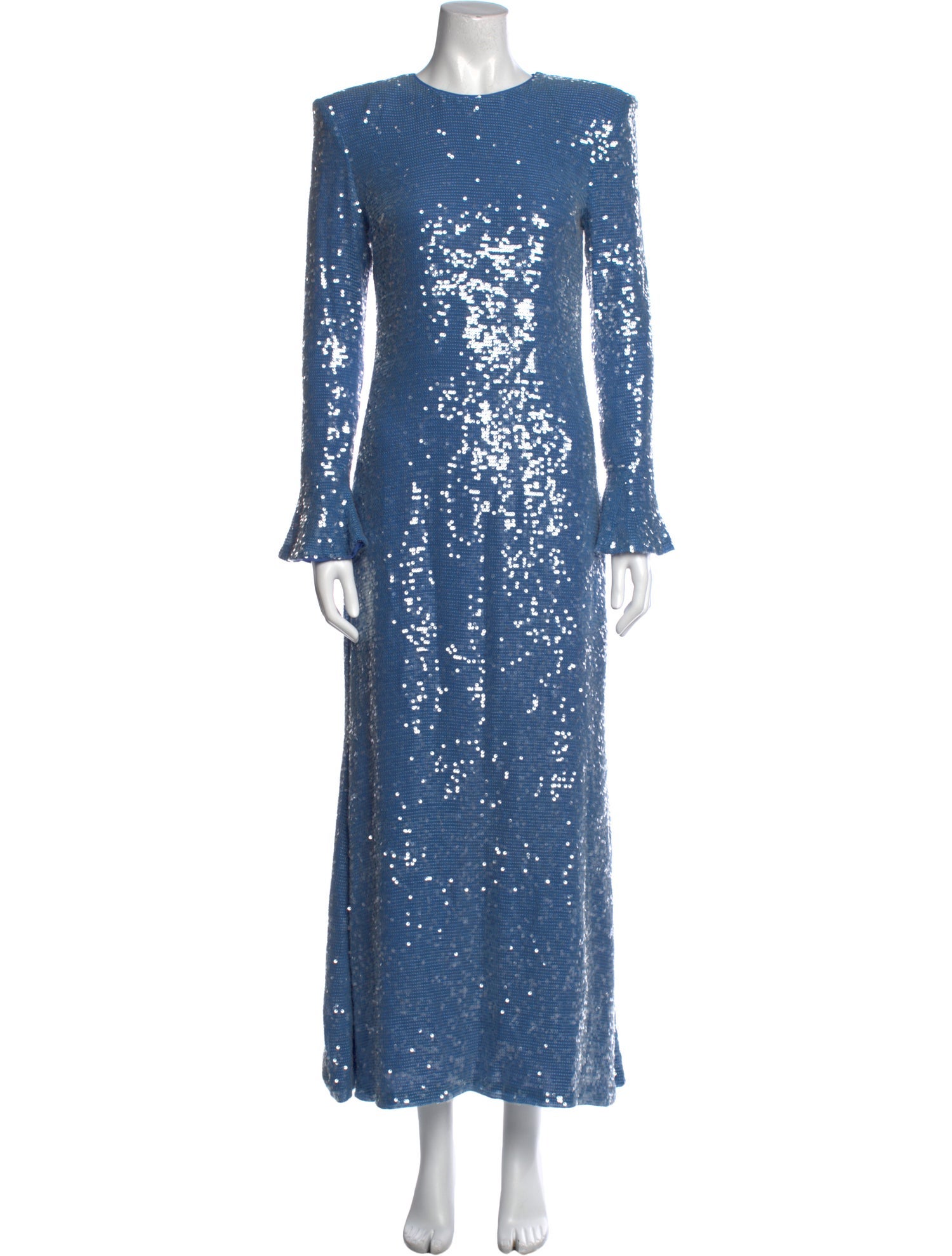 LAPOINTE Crew Neck Long Dress