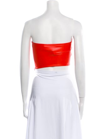LAPOINTE Strapless Crop Top