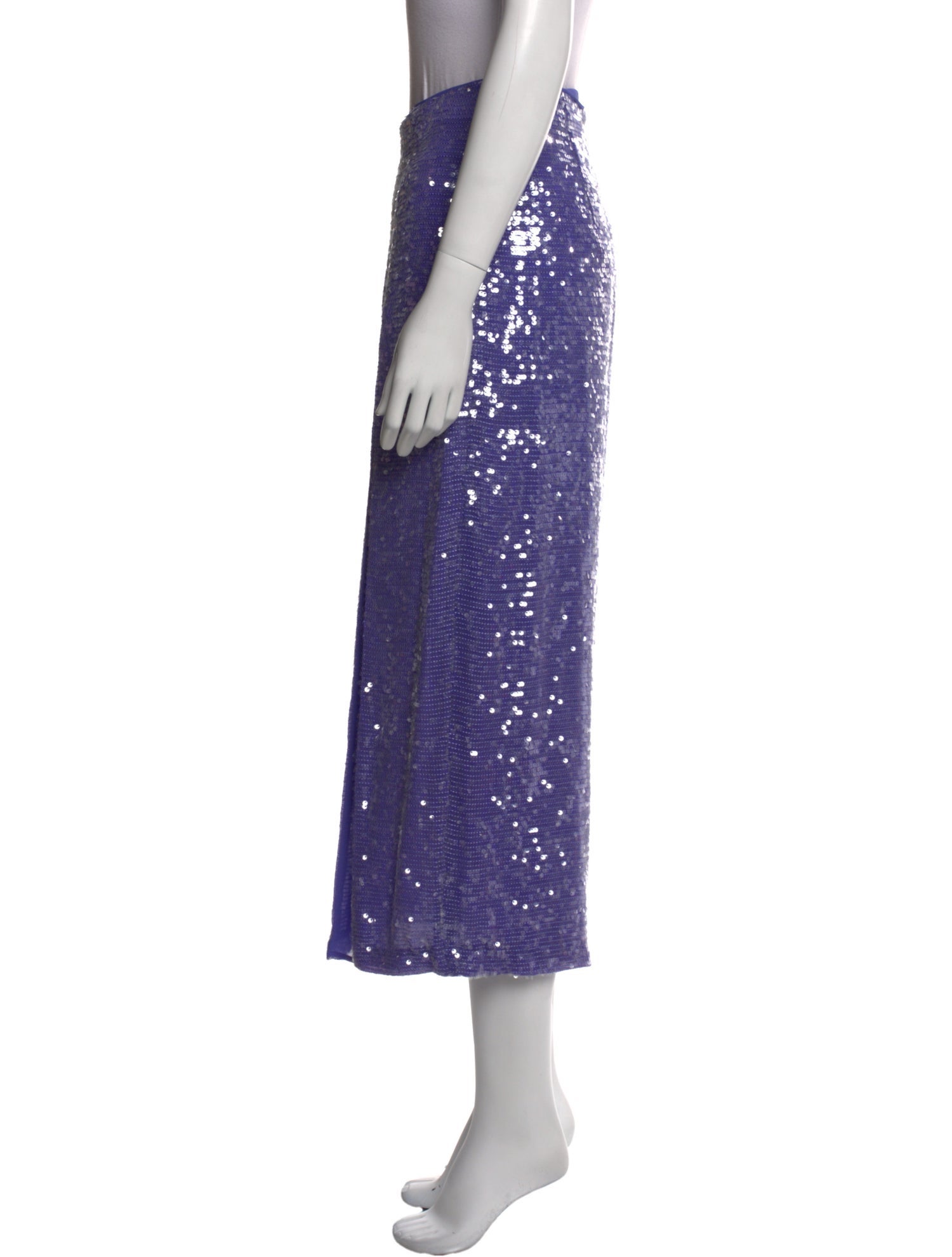LAPOINTE Sequin Midi Length Skirt