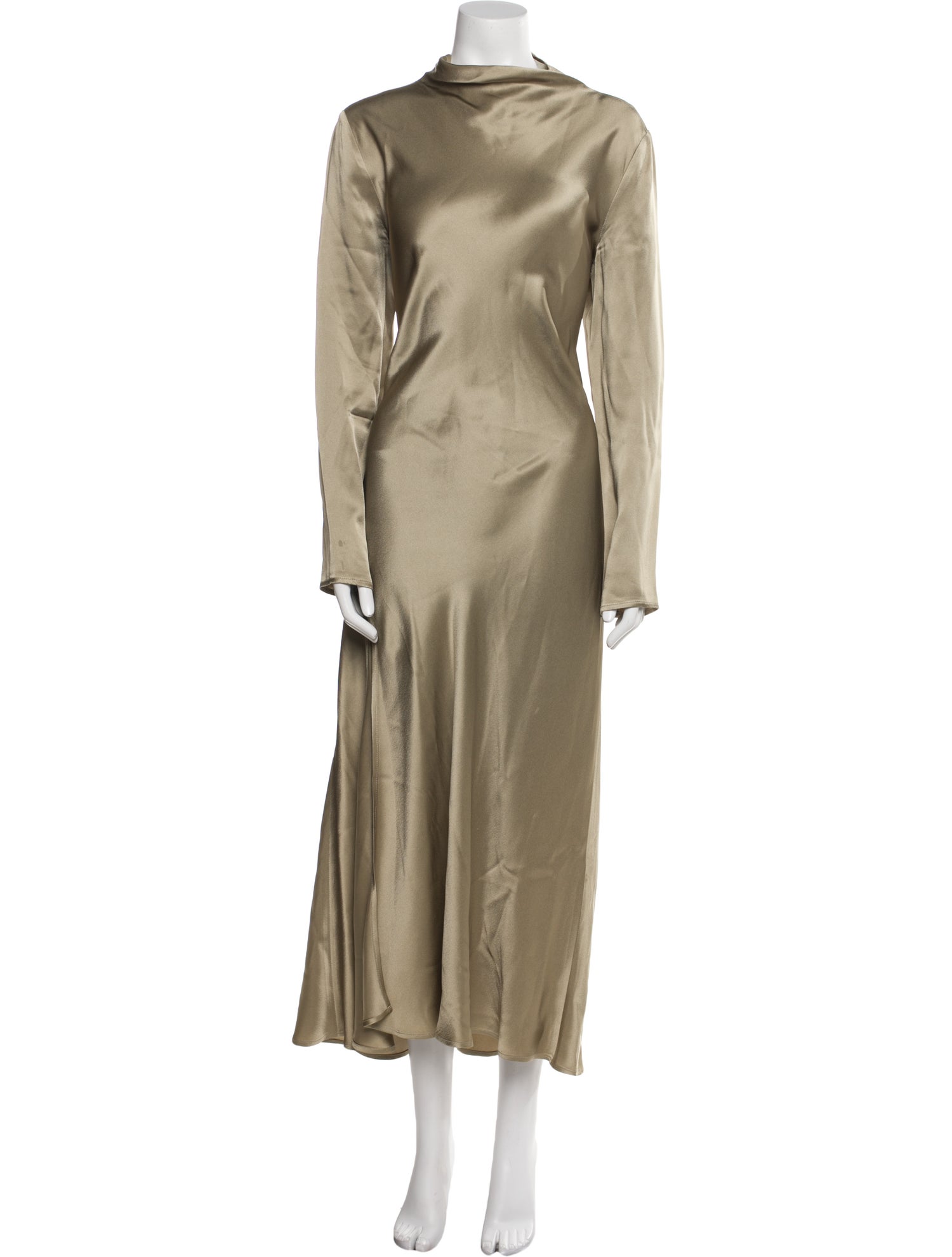 LAPOINTE Cowl Neck Long Dress