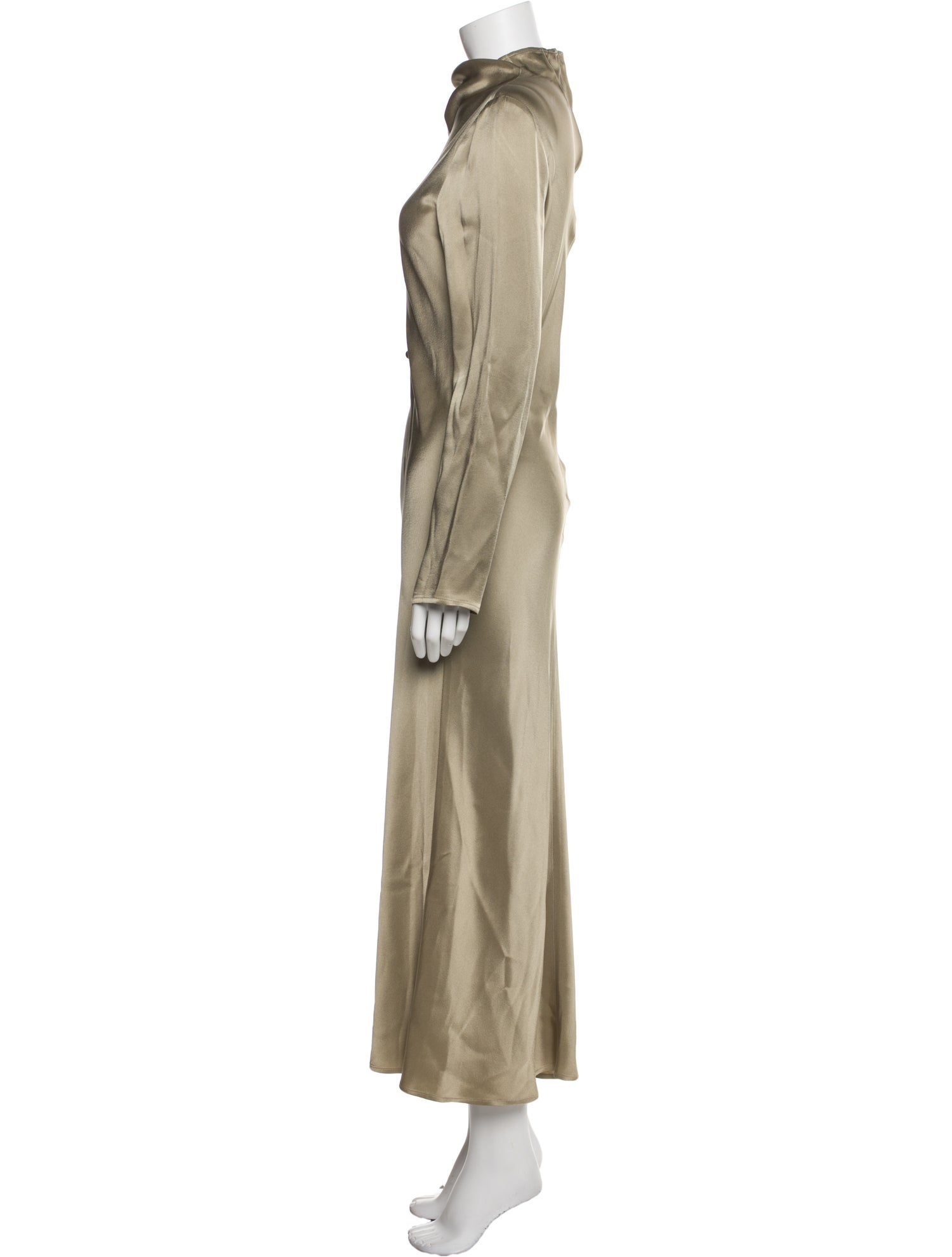 LAPOINTE Cowl Neck Long Dress