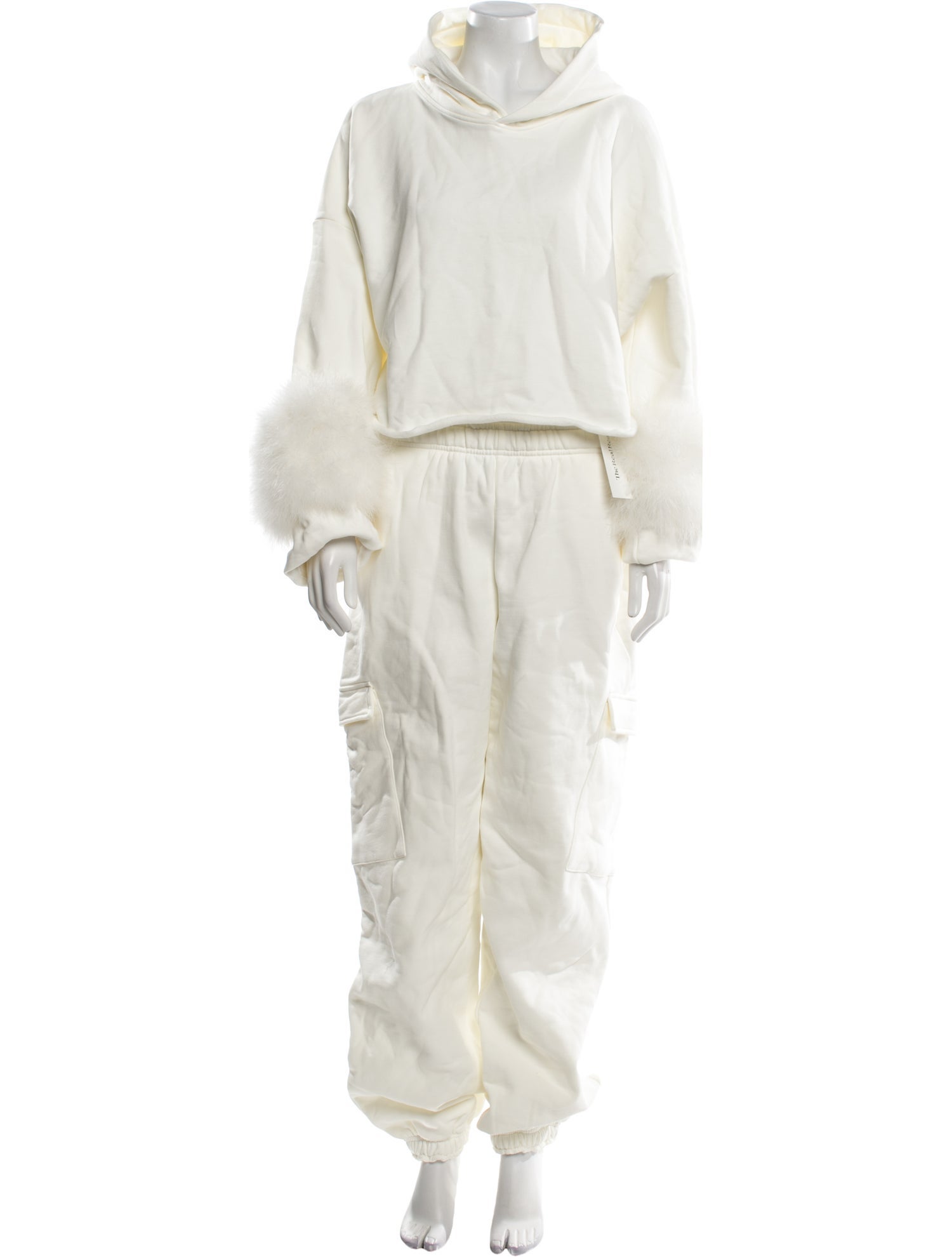 LAPOINTE Fur Trim Pant Set w/ Tags